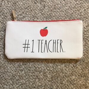 Rae Dunn Black and Red Pencil Case